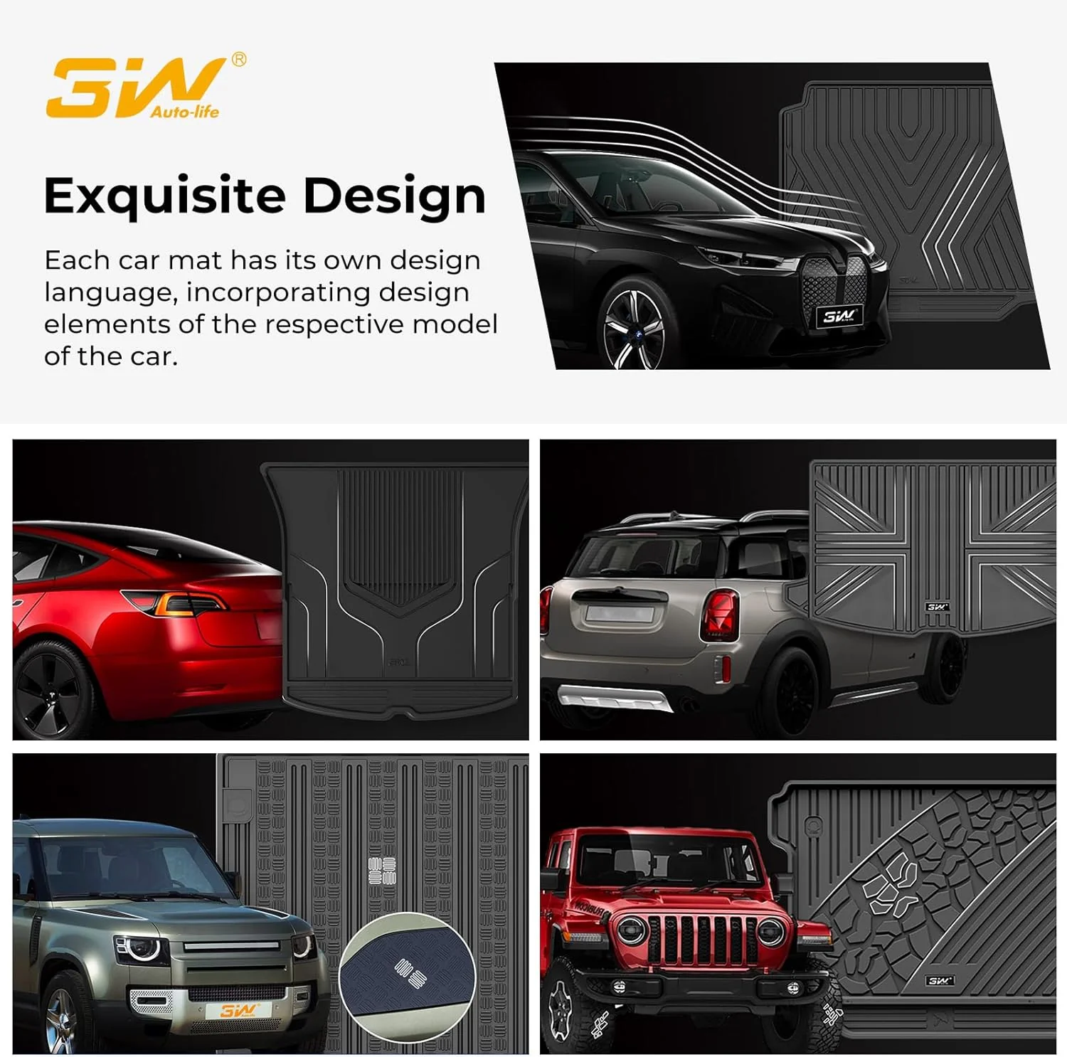 أدريان برو - دعاسات الأمامية سيارة بورش كايين (Porsche Cayenne) لسنوات 2018-2026 - Image 8